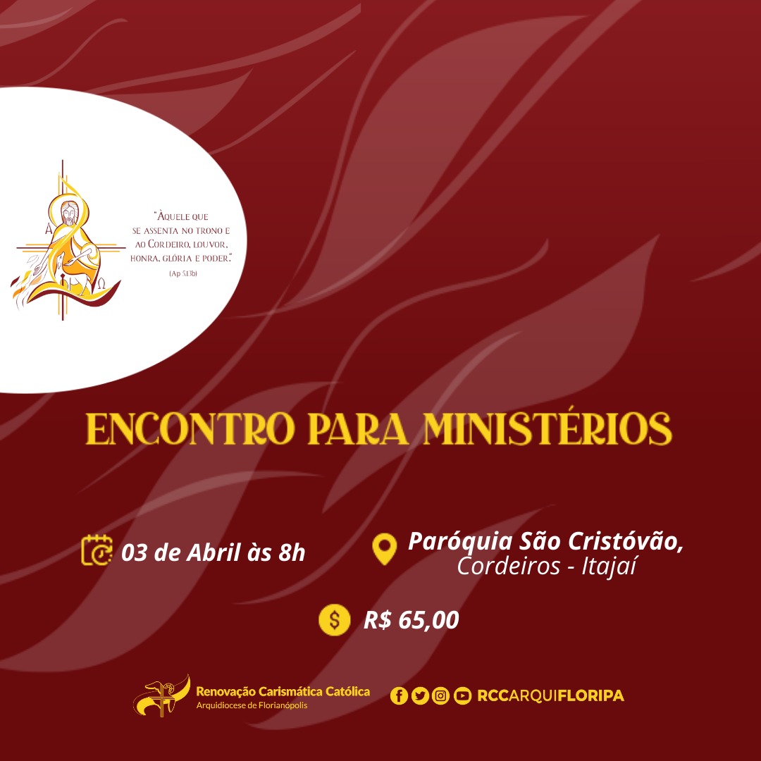 Forania de Itajaí acolhe o Encontro Arquidiocesano de Ministérios